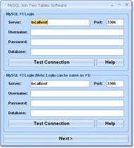 MySQL Join Two Tables Software screenshot